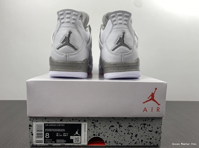 Retro Jordan 4 Oreo White CT8527-100 (2021) 0707